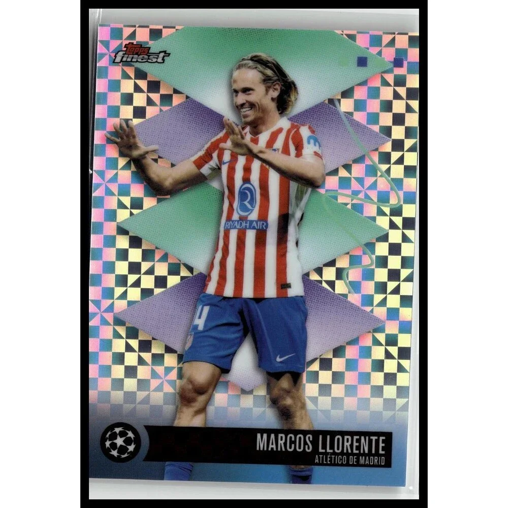 2025-26 Finest Marcos Llorente Atletico Checkerboard Refractor #432